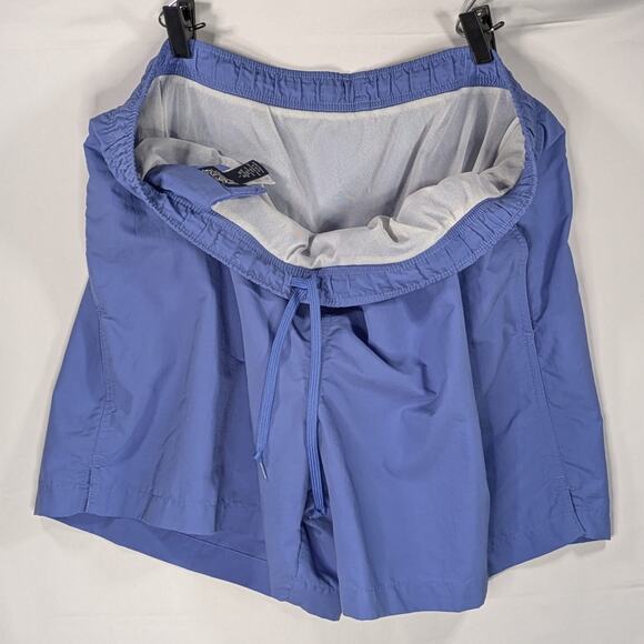 Land's End Swim Trunks Mens L 36-38 Blue Stretch Waist Regular Mesh Lined Pocket - Picture 5 of 5